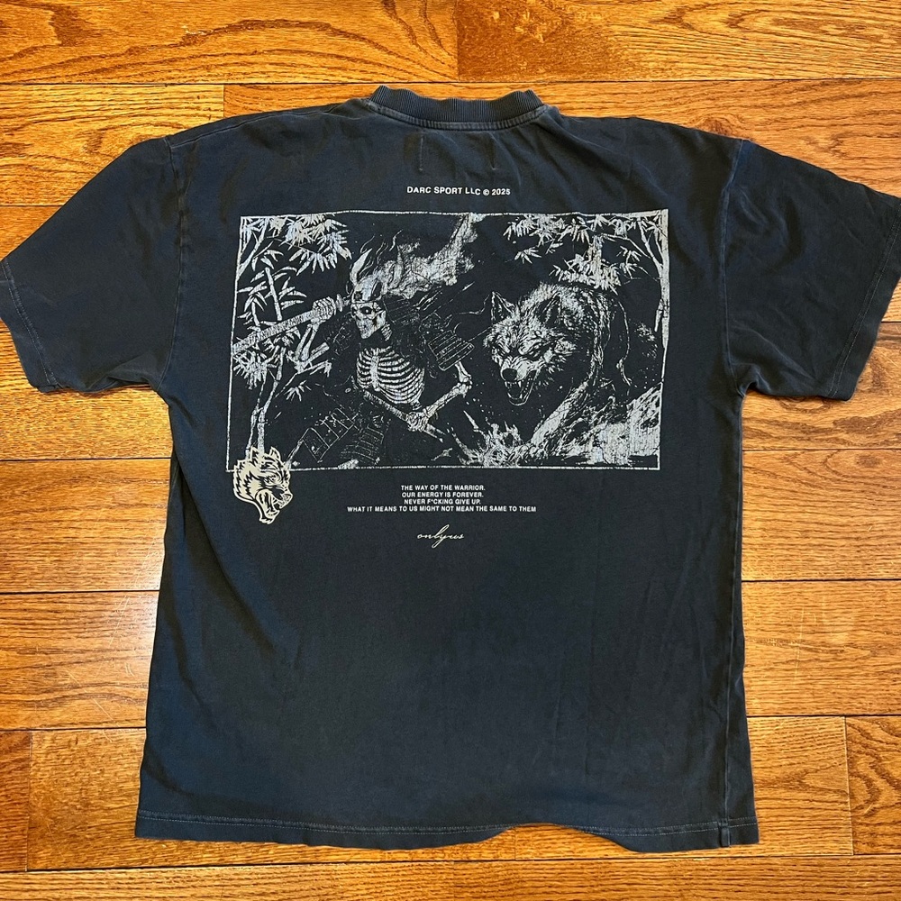 Darc Sport charcoal grey t shirt size large limited edition